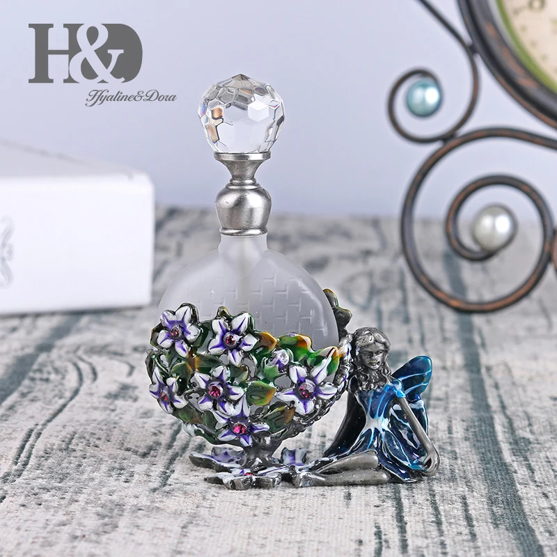 H& D старину пустая многоразовая бутылка для духов стеклянная бутылка для эфирного масла домашнее свадебное украшение подарки для женщин/девочек(10 видов
