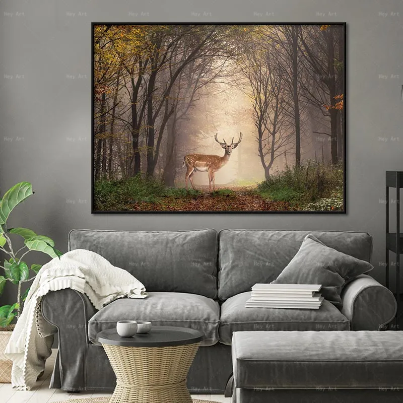 Настенные картины Hey Art для гостиной фотообои и принты Постер с абстрактным