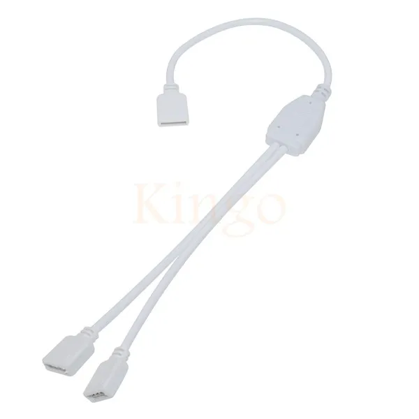 4 Pin RGB светодиодный соединительный кабель 1 Женский до 2 3 4pin Splitter провод адаптер