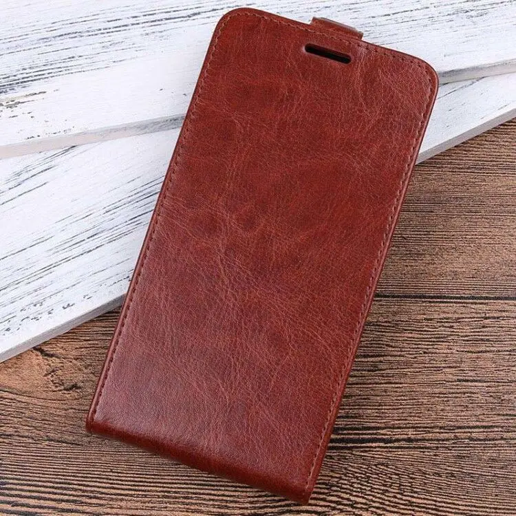 Brown Защитный чехол для samsung Galaxy A60 кожаный чехол Вертикальный чехол для телефона для samsung Galaxy A50 A10 A40 A70 кожаный чехол - Цвет: Brown