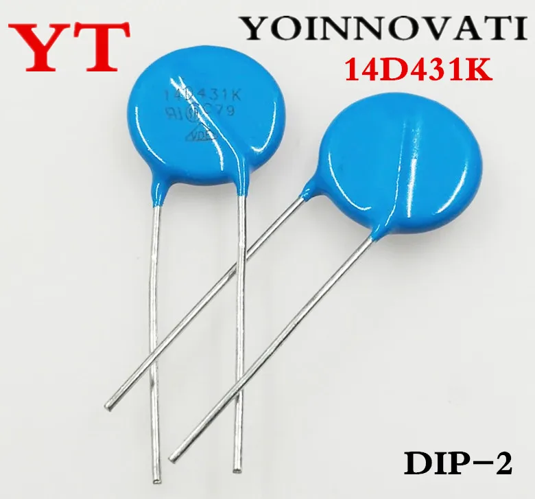 50 шт. 14D431K 14D431 14D 431k 431K варисторы Резистор DIP 2 100% NWE и оригинал.|100 pcs|10 pcsresistor 0 |