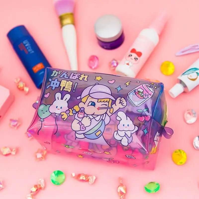 Bentoy Milkjoy Единорог ПВХ мультфильм Водонепроницаемый Косметический чехол желе
