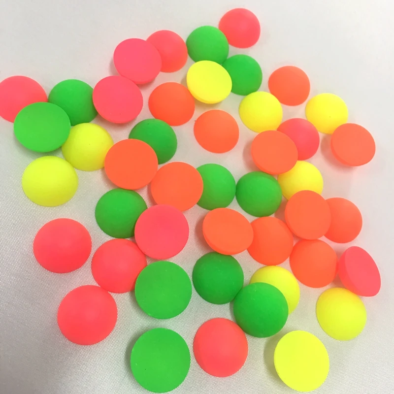 Флуоресцентные разноцветные бусины Meideheng полукруглые для изготовления