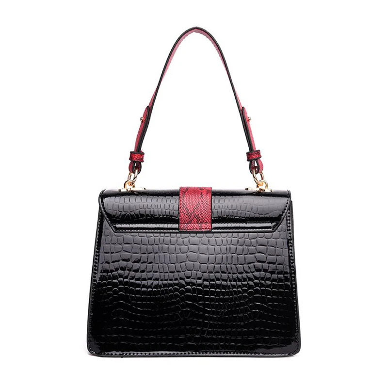 Модная крокодиловая дамская сумка Bolsos Mujer дизайнерская дамская сумка из искусственной кожи сумка-мессенджер на плечо с узором