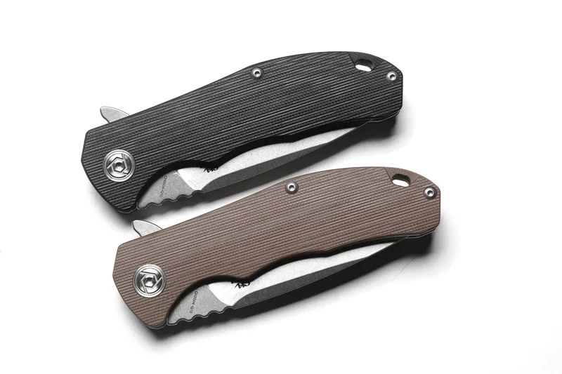 CH Flipper оригинальный дизайн 3504 складной нож D2 шарикоподшипники G10 ручка походные