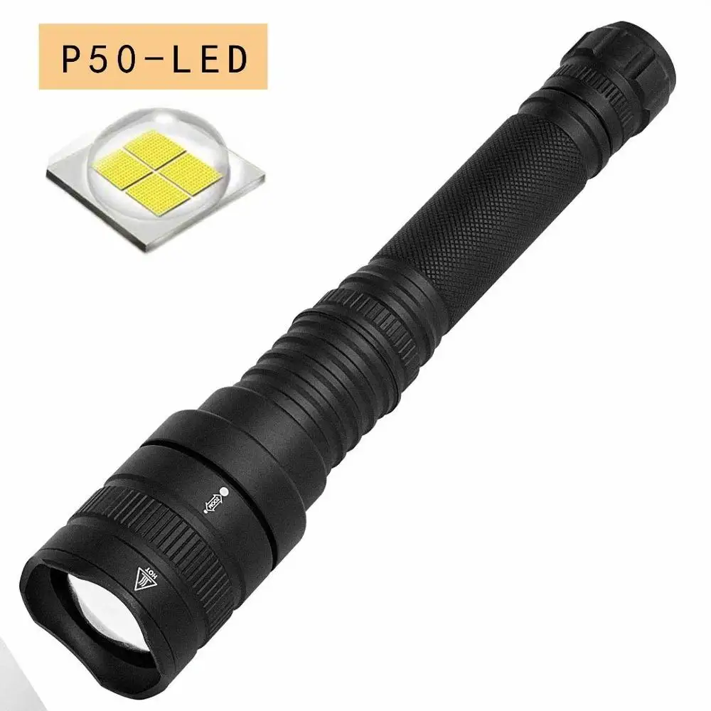 P50 LED Flashlight Zoomable light Torch use 18650 Telescopic focusing waterproof lamp outdoor lights
P50 LED Flashlight Zoomable light Torch use 18650 Telescopic focusing waterproof lamp outdoor lights
