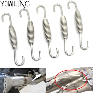 For Street Scrambler Vespa GTS 300 Piaggio Moto Guzzi mid Exhaust System Springs Tension Springs Hook extension Tensile