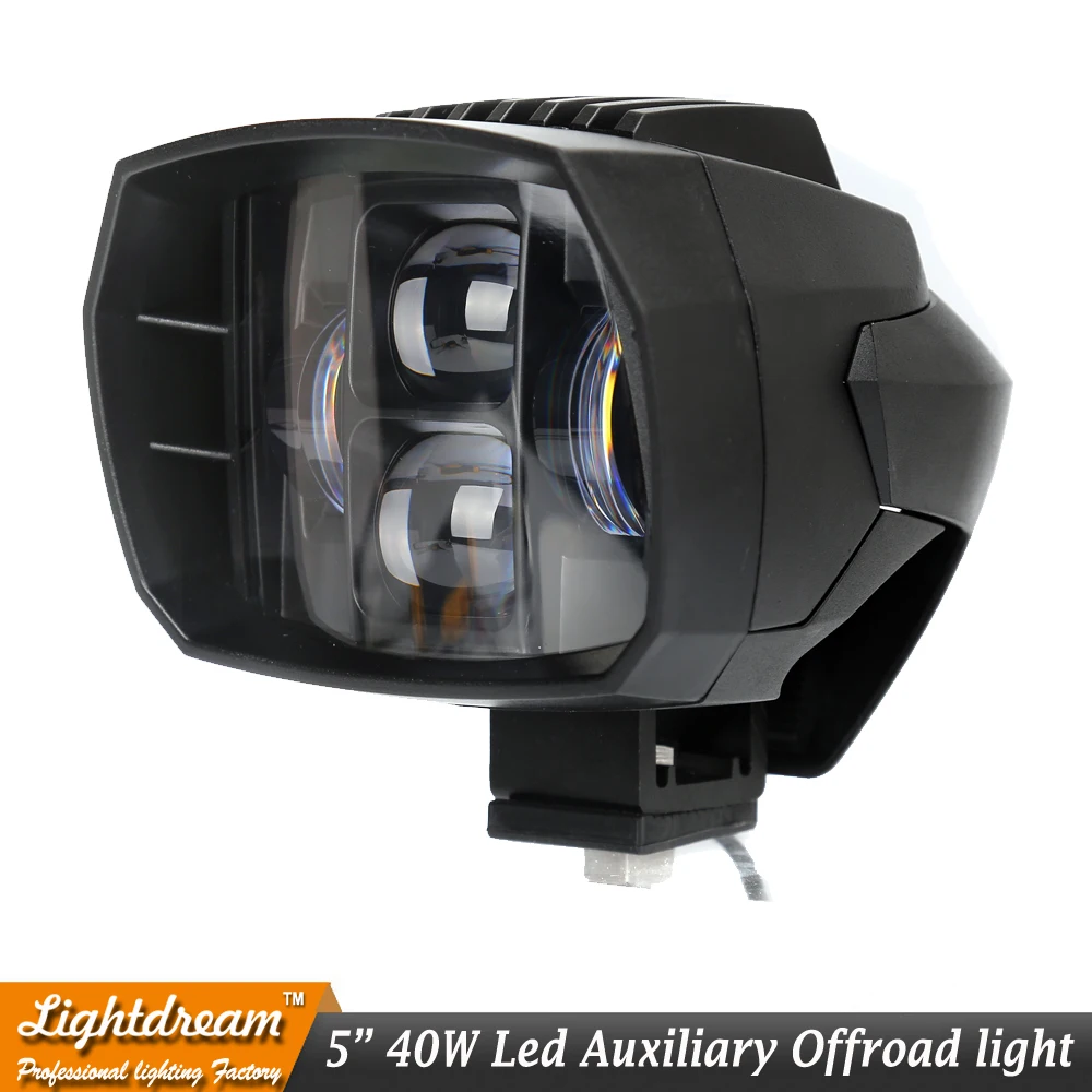 Светодиодный головной светильник 40 Вт новый светодиодный водительский 5 дюймов