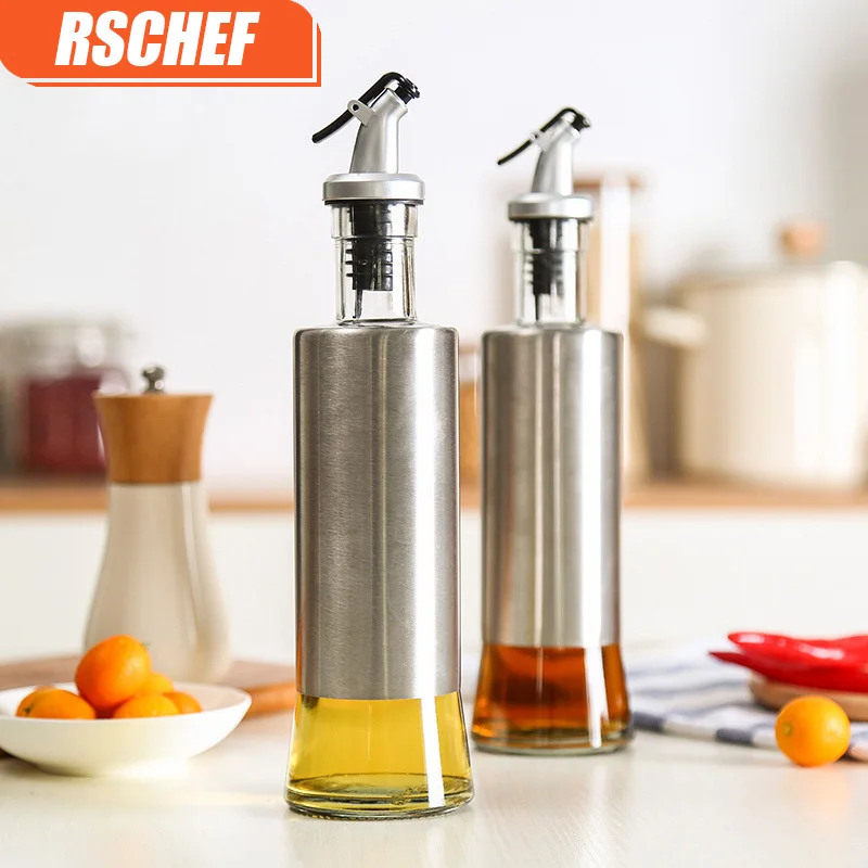 1 шт. герметичный дозатор масла из нержавеющей стали 300 мл|oil dispenser bottle|oil dispenserolive oil