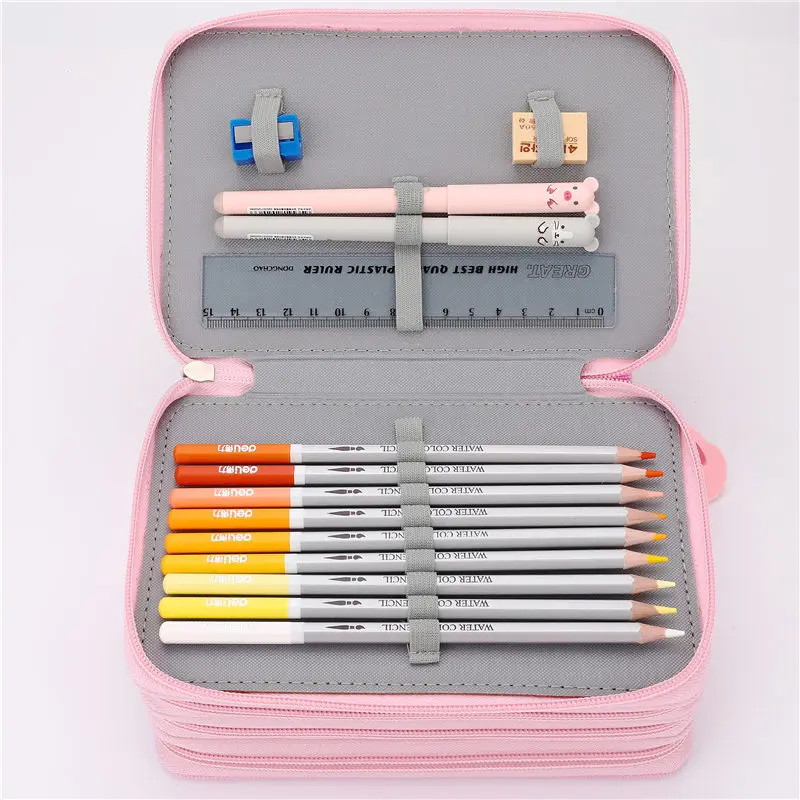 Тканевый чехол для карандашей 3/4 слоев 04856|pencil box school|canvas pencil casepencil case |