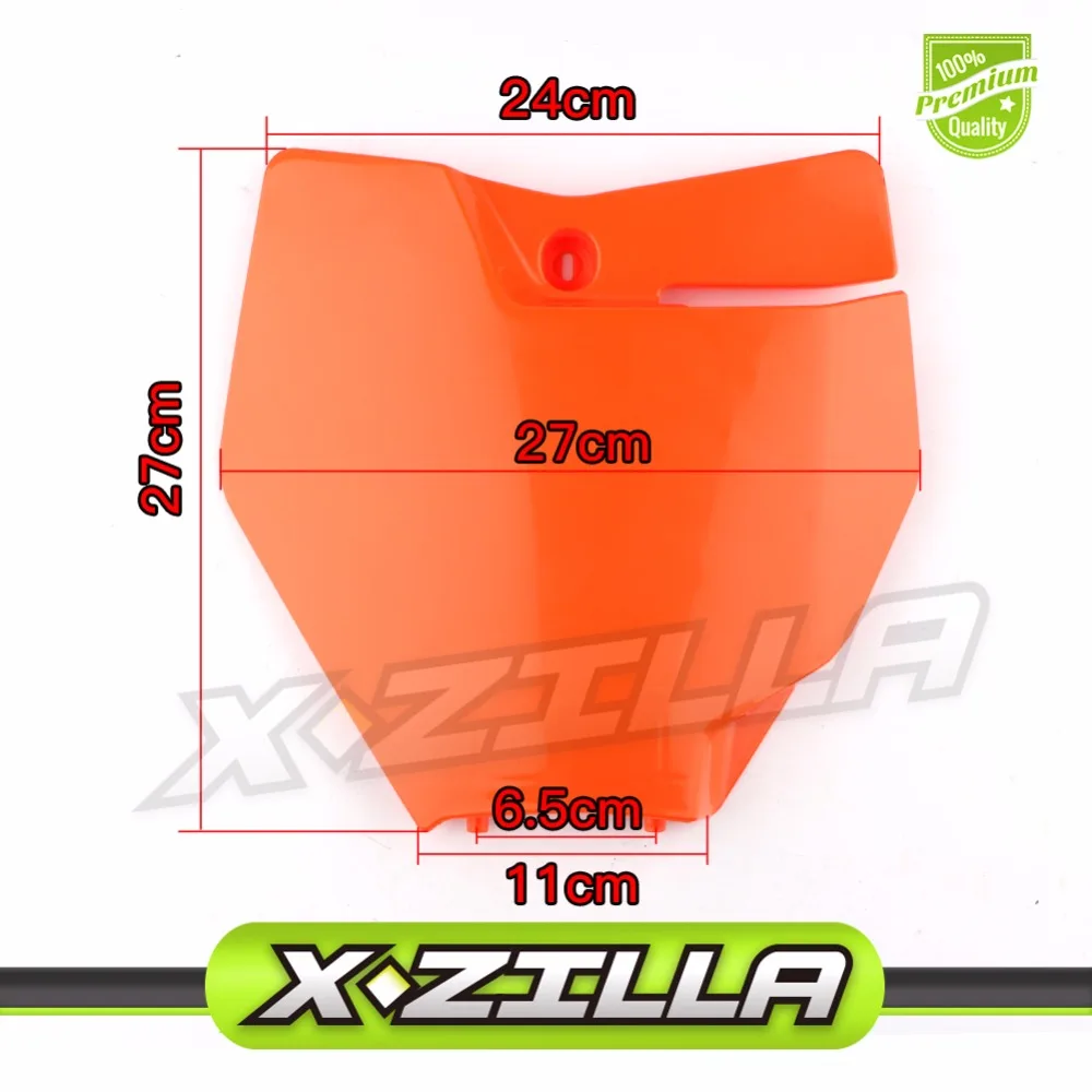 

Front Number Plate Plastic Cover for KTM 250/350/450 SX-F/XC-F and 125/150 SX 2016-2017 Motocross Enduro
