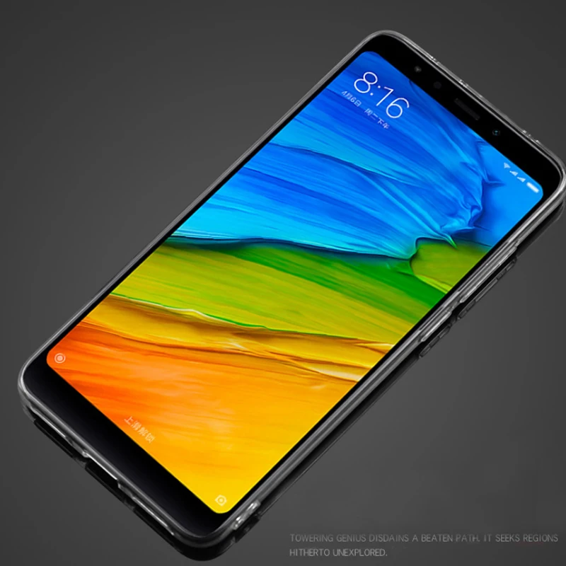 Прозрачный чехол для телефона Xiaomi Redmi 5 5A 4A 3 ультра тонкий Ясно Мягкий ТПУ