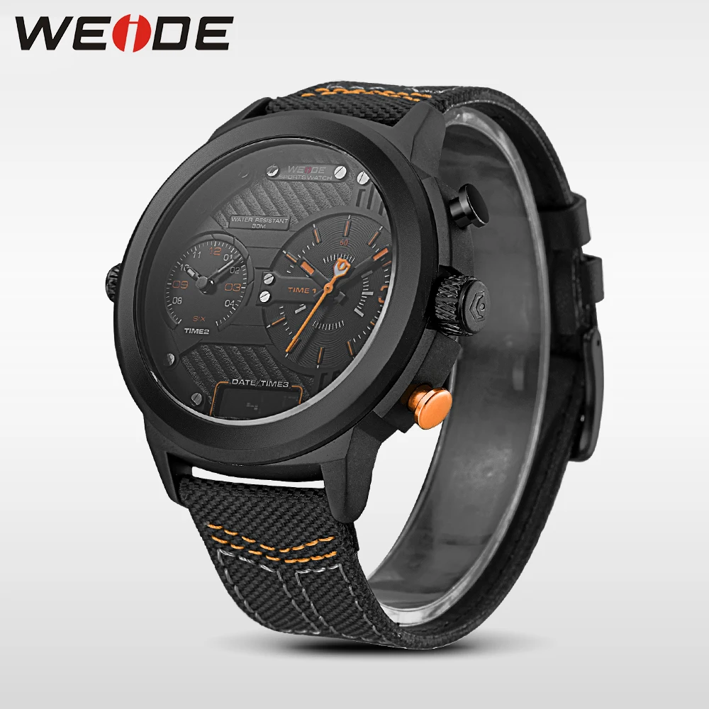 WEIDE 2017 новые спортивные черные модные и повседневные автоматические карманные