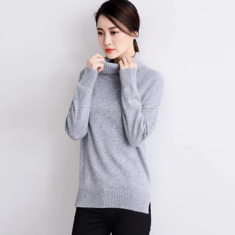 Women Sweaters And Pullovers Cashmere Sweater Women's Fashion Turtleneck Knitted Trendy Tops Ladies Autumn Winter Warm Jumpers | Женская