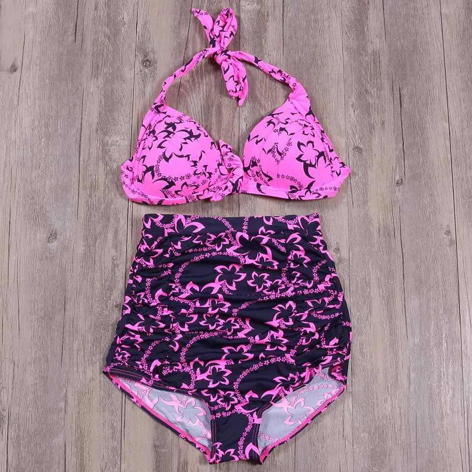 TQSKK 2019 Halter Top Платье бикини женский купальник сексуальный комплект купальные