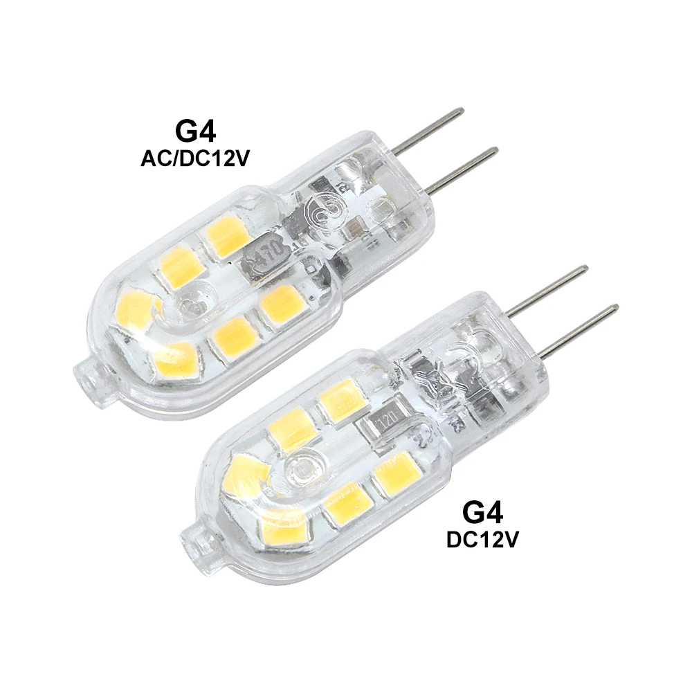 10 шт. светодиодная лампа ANBLUB Mini G4 G9 переменный/постоянный ток 12 В 2835 SMD светодиодов