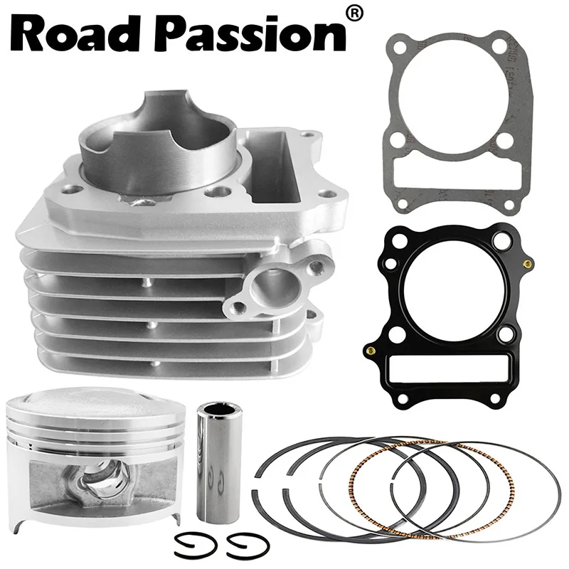 Road Passion Motorcycle Engine Cylinder + Piston + Rings 66mm (Cylinder diameter) For SUZUKI RV200Z QM200 RV200 QM RV 200 Z