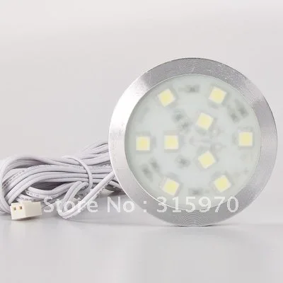 Круглая светодиодная кухонная лампа 12 в пост. Тока 9 светодиодов 5050SMD супертонкая