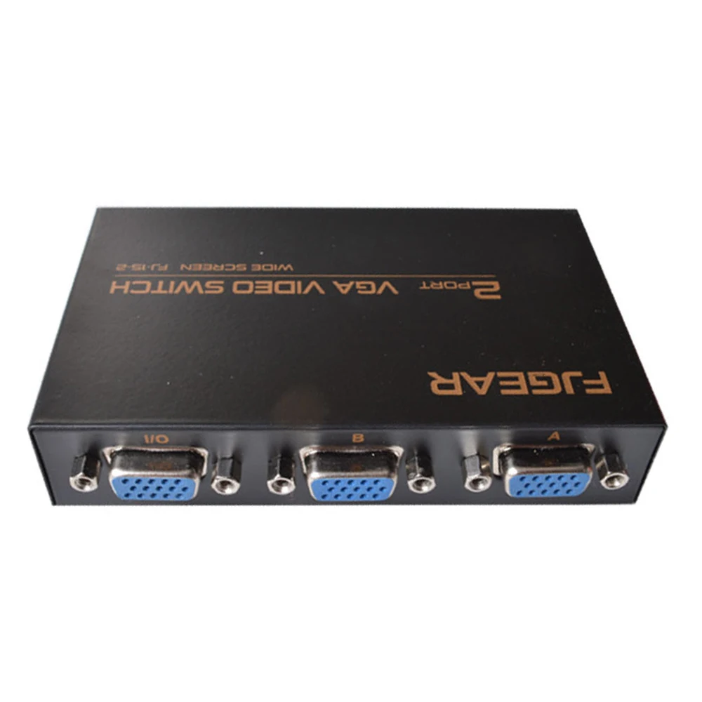 30 мГц 1 до 2/4 VGA Splitter конвертер адаптер Combo экран совместно используемое устройство