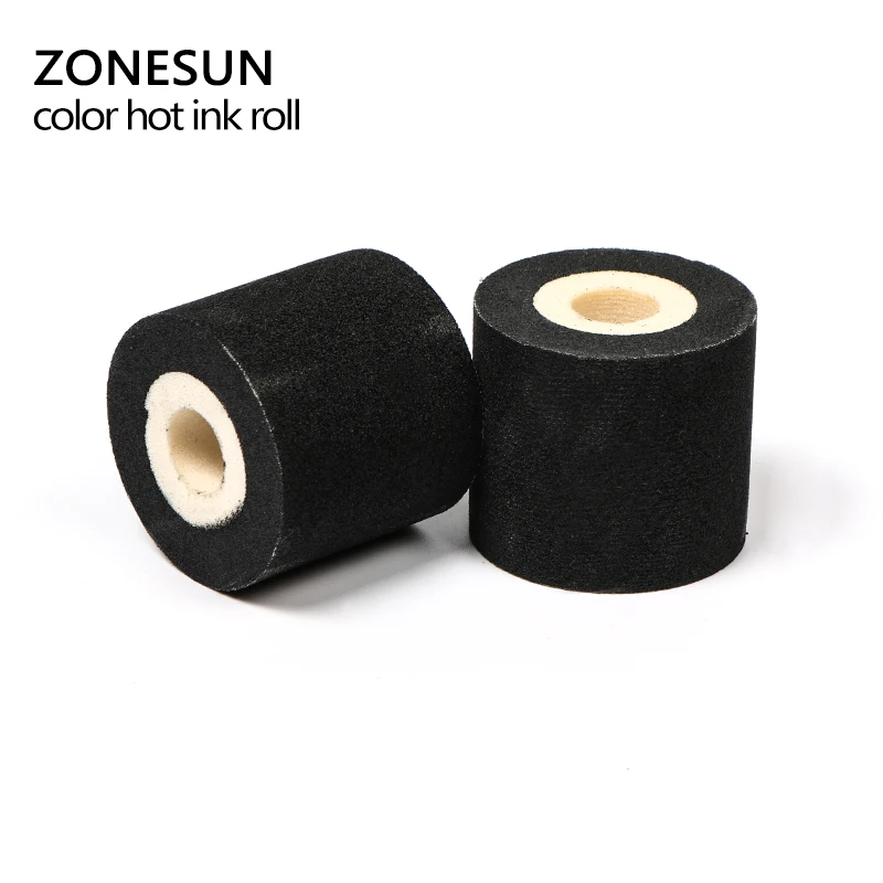 ZONESUN 36*32 мм энергосберегающий черный горячий печатающий чернильный ролик для MY-380F хорошего качества чернила для принтера Черные Горячие печати рулоны