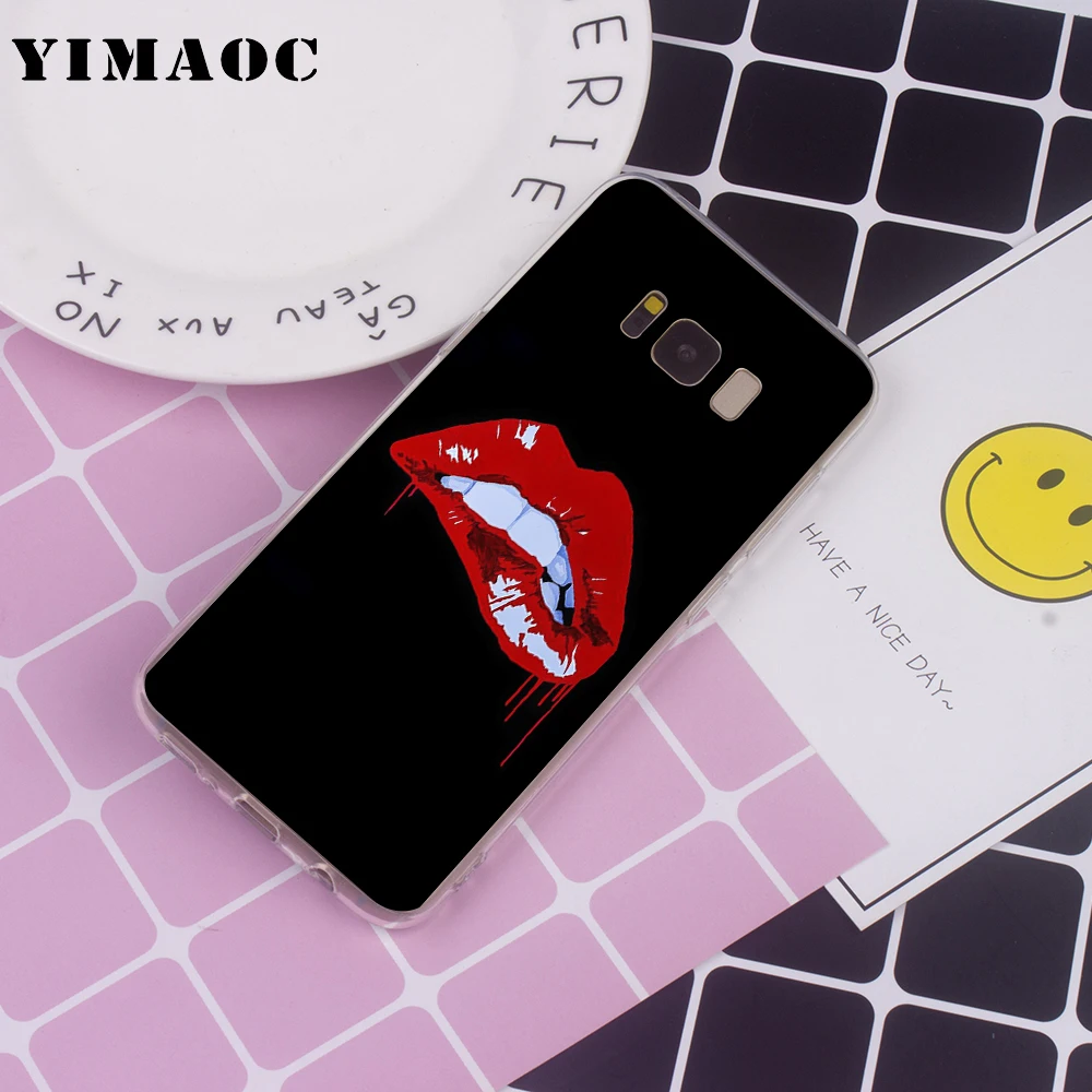YIMAOC Губы Татуировки Идеи для samsung Galaxy A10 A20 A30 A40 A50 A70 A2 J4 J6 J7 J8 Core Duo Примечание 10 Plus