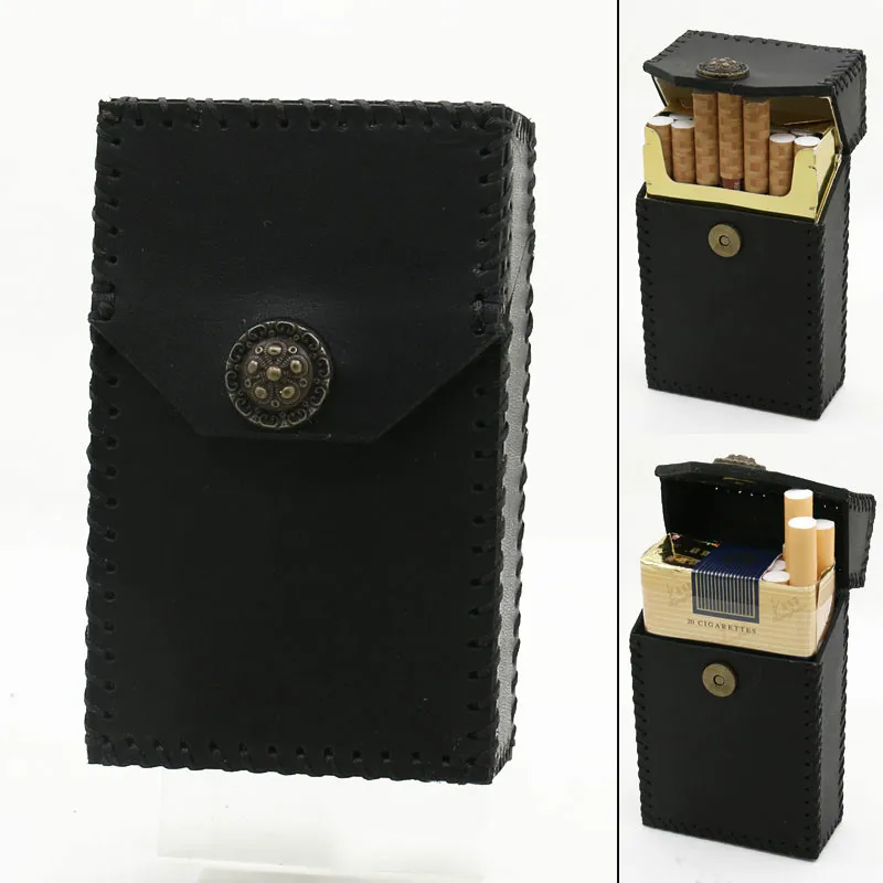 

Handmade Cowskin Smoking Box For Men's High-end Gifts Cigarette Cases