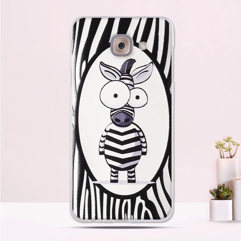 Phone Cases For Samsung Galaxy J7 Max G615F Case 3D Relief Back Cover Pattern Fundas Soft Silicone TPU Ultra Thin Covers | Мобильные