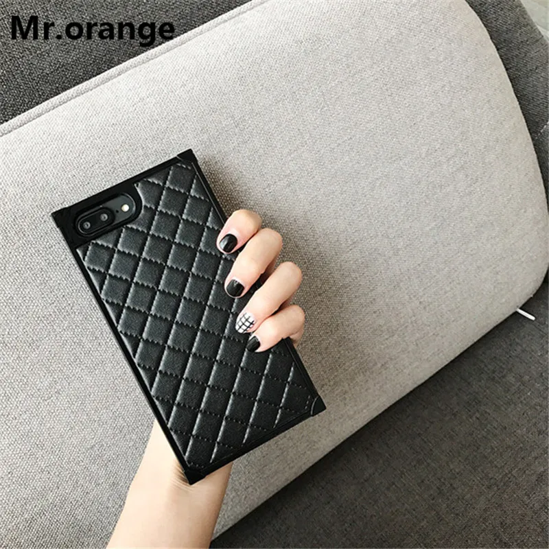 Mr. orange чехол для телефона iPhone 6 6S 7 8 plus роскошный женский Алмазный PU сумка Корпус из