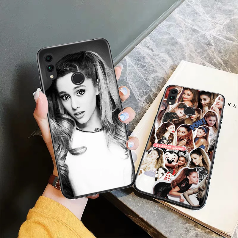 Чехол ariana grande силиконовый для Huawei honor 6A 7A Pro 7X 8 Lite 8A 8X 8C 9 Note 10 View 20 20S 9X|Бамперы| |