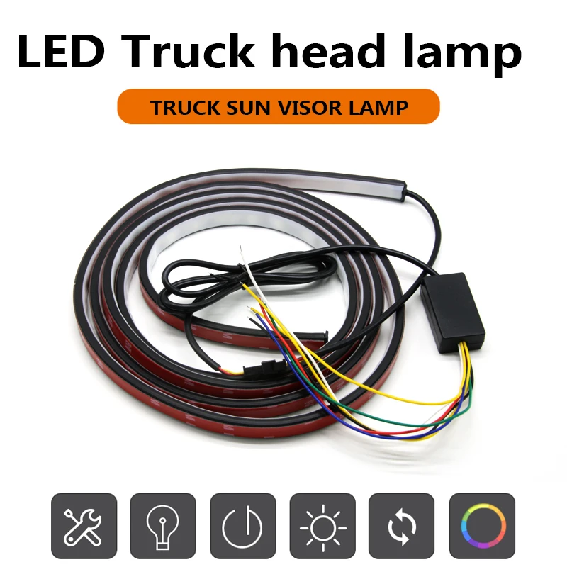 Светодиодная подсветка для кабины грузовика 24 В|Передние LED-фары авто| |