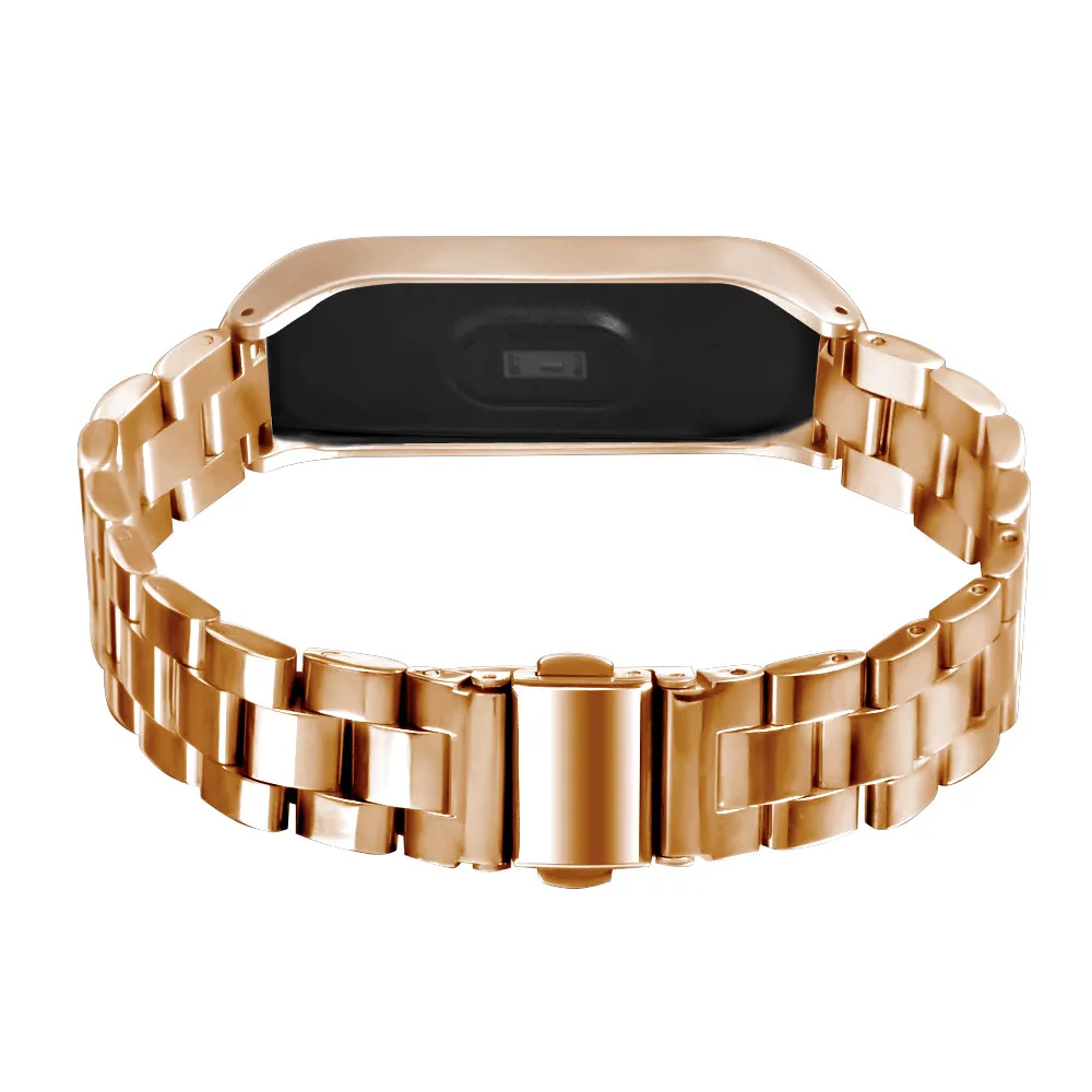 Ультратонкий металлический браслет из нержавеющей стали 1 шт. для Xiaomi Mi Band 3