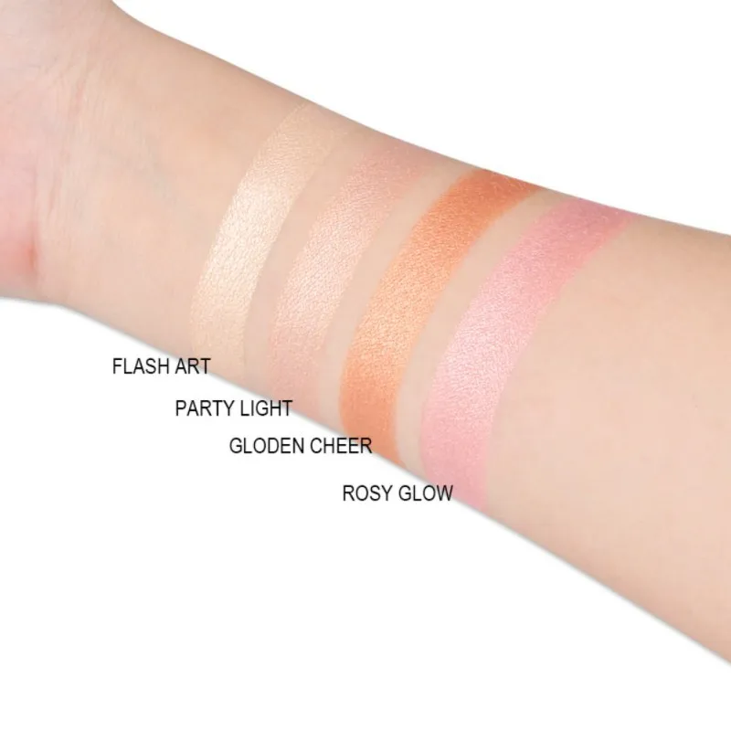 Хайлайтер Shimmer Powder Palette контур лица макияж Highlight Brighten face Bronzer|Бронзеры и