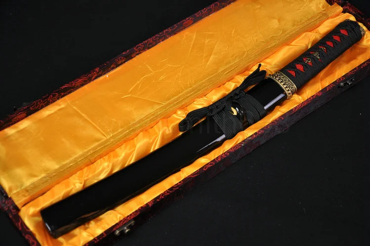 1095 глина из высокоуглеродистой стали закаленная японская самурайская бриллиант