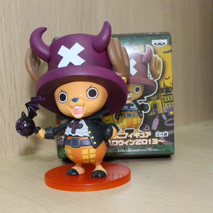 Аниме одна штука 4 шт./компл. Хэллоуин. Вер Тони Чоппер ПВХ фигурка игрушки куклы