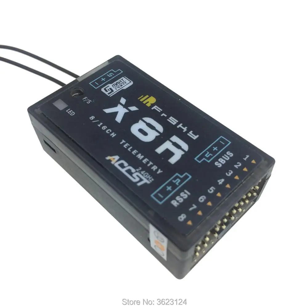 Feiying FrSky X8R 2,4 Ghz 8/16Ch S. BUS Смарт-порт телеметрический приемник для Taranis