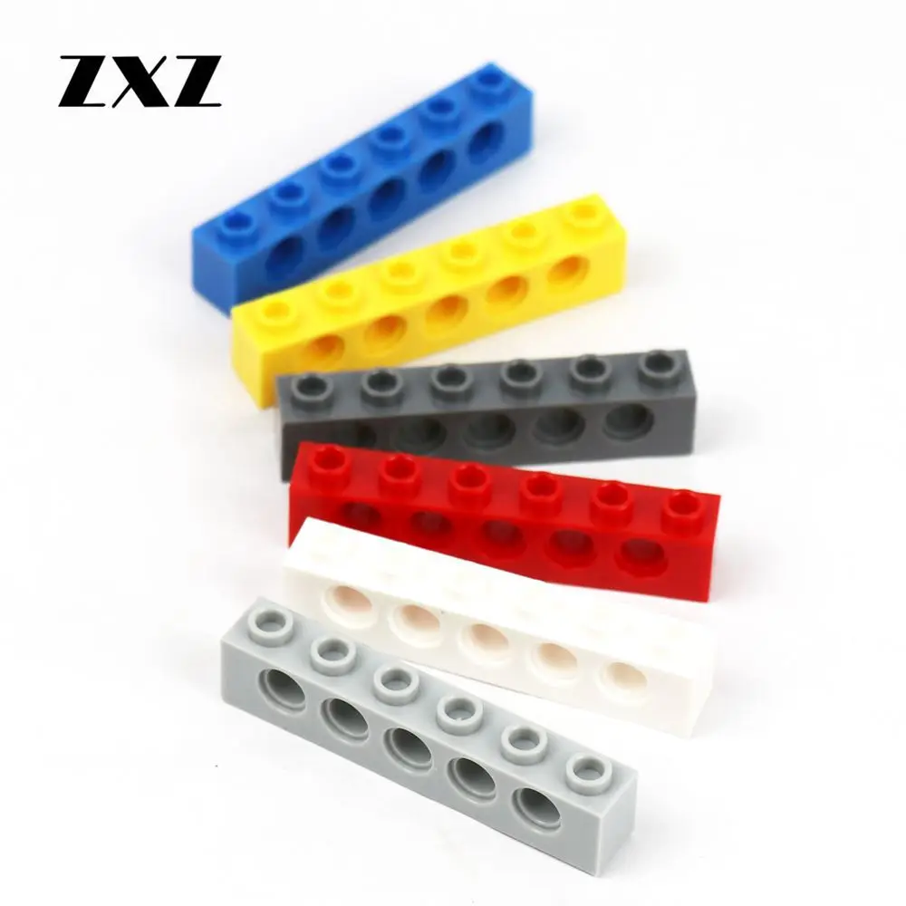Технический кирпич 1x6 [5 отверстий] строительные блоки 5-контактные отверстия MOC