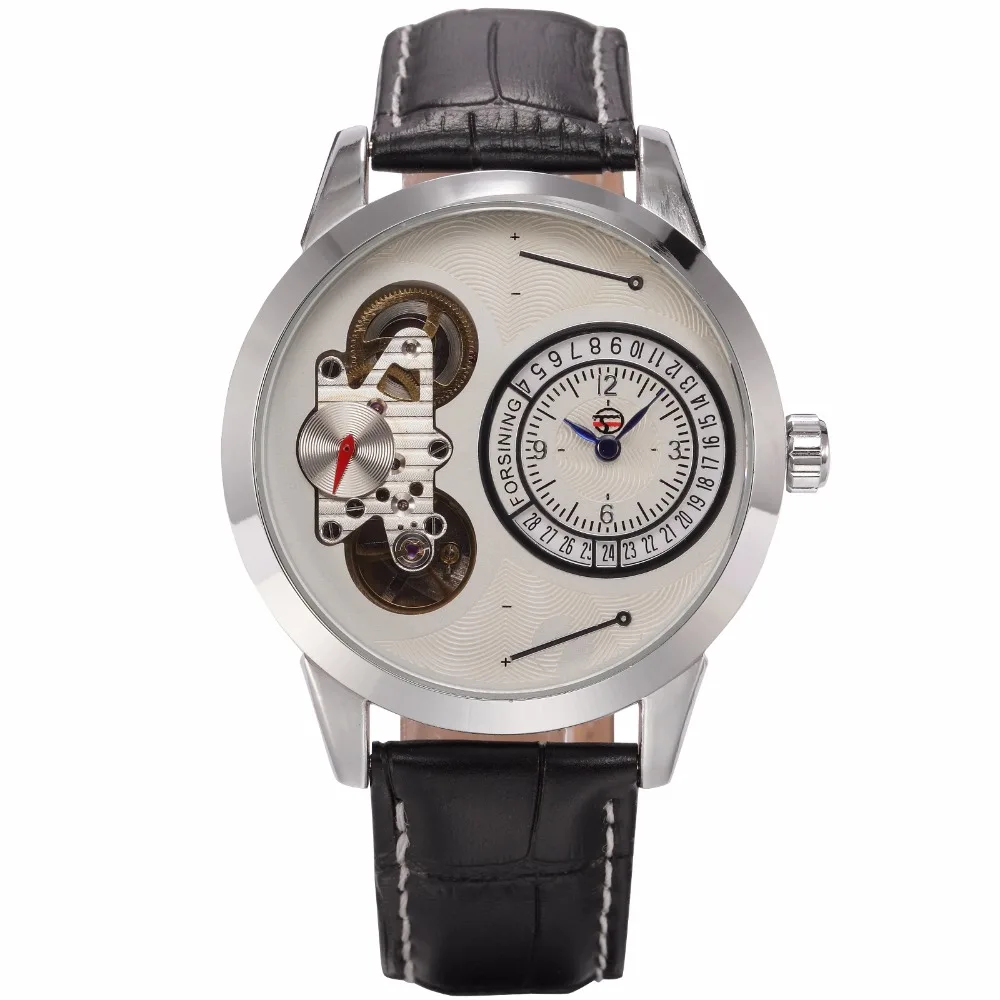 Часы наручные FORSINING Мужские механические модные дизайнерские маленькие