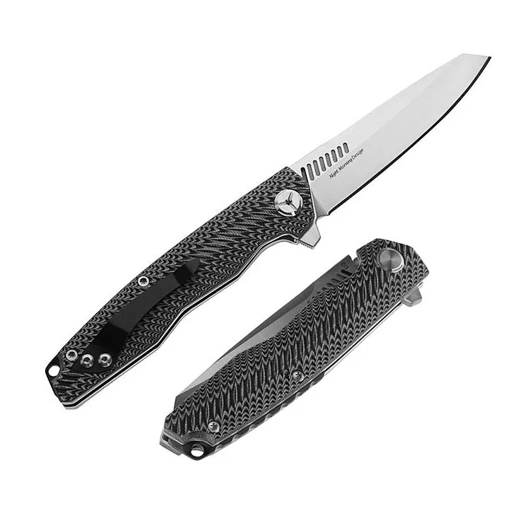 TWOSUN TS16 G10 складной нож D2 атласное Лезвие Керамический шариковый подшипник