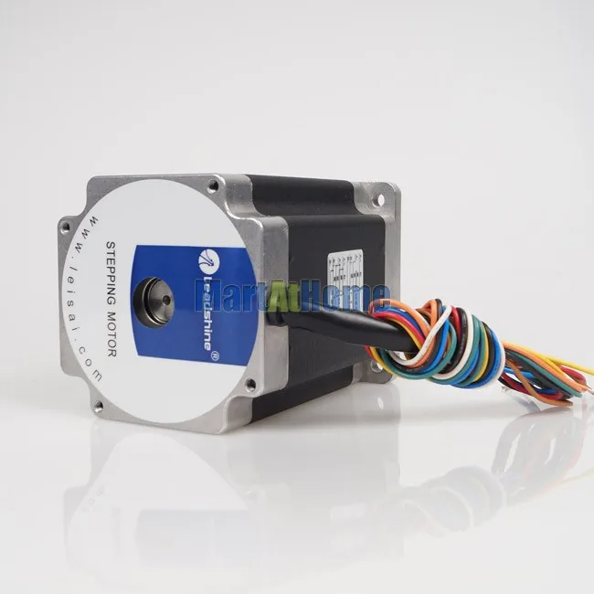 Leadshine 86HS85 2 фазный CNC NEMA 34 гибридный шаговый двигатель 1203 6 Oz in для фрезерного