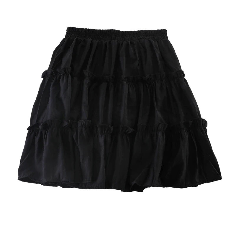 2019 новые модные женские юбки свободная плиссированная юбка с высокой талией J328 |