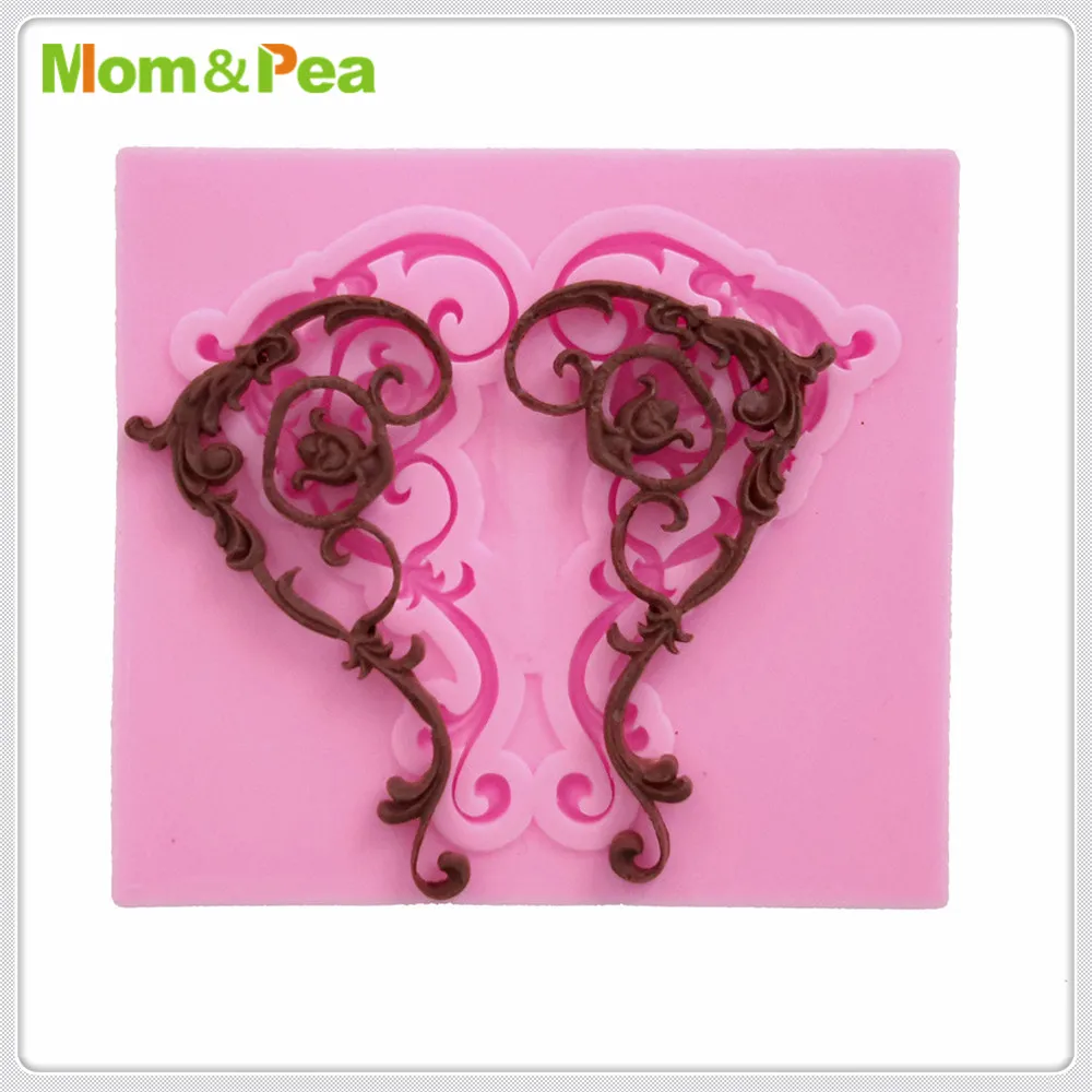 Mom & Pea MPA1868 силиконовая форма в форме цветочного деко для украшения торта помадка