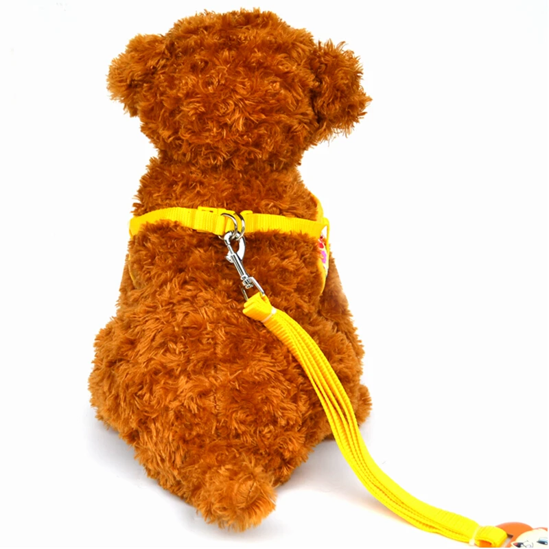 Регулируемая шлейка для собак нейлоновый Воздухопроницаемый поводок маленьких