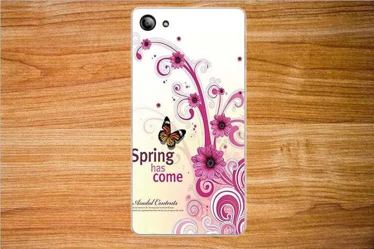 Новые популярные чехол для Fly Cirrus 4 fs507 Мягкие TPU крышка Красивая Голубая роза