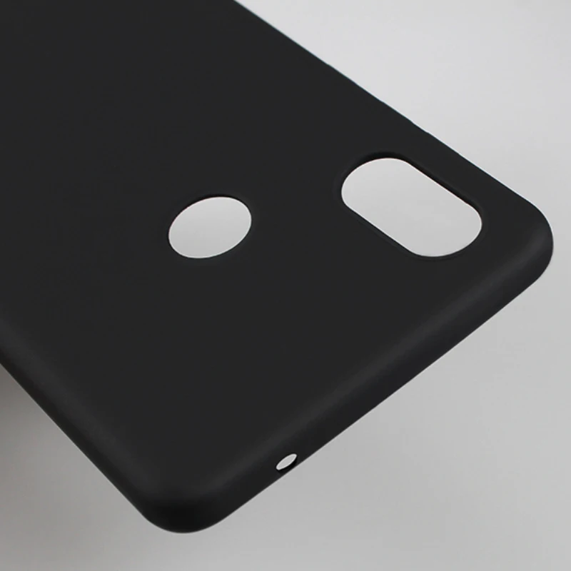 Чехол для Xiaomi Mi MIX 2 S силиконовый защитный черный чехол задней панели телефона |
