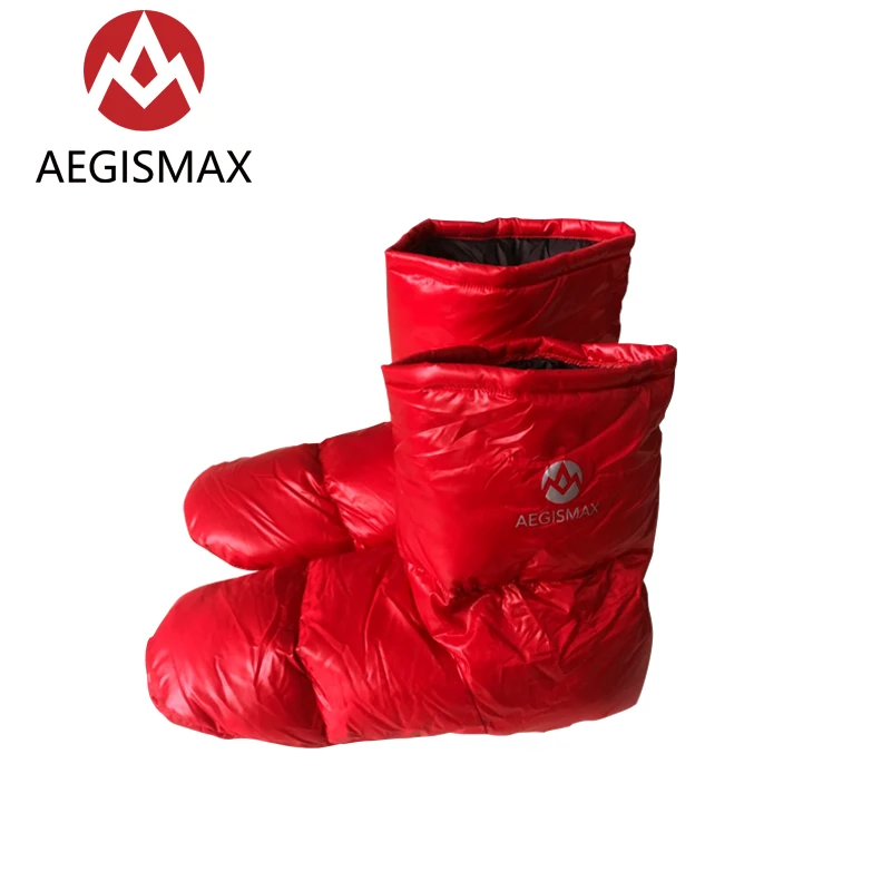 Мужские и женские зимние Пуховые носки AEGISMAX 650FP теплые тапочки для кемпинга