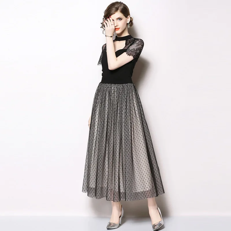 2019 Весна и лето новое Европейское американское модное сексуальное платье