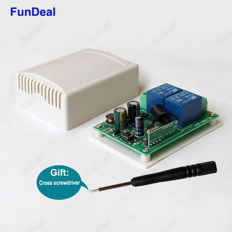 Универсальный беспроводной пульт дистанционного управления 433 МГц AC 85V ~ 250V 110V 220V