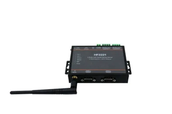 HF2221 промышленного Modbus 2 Порты последовательный сервер RS232/RS485/RS422 Wi-Fi устройство
