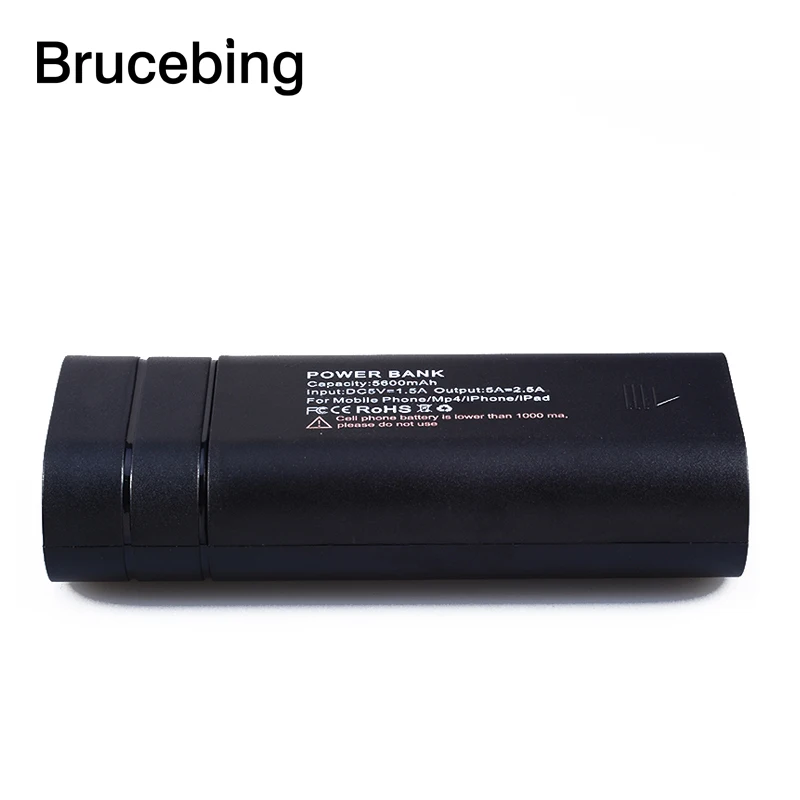 Портативное 2x18650 анти обратное портативное зарядное устройство Комплект для