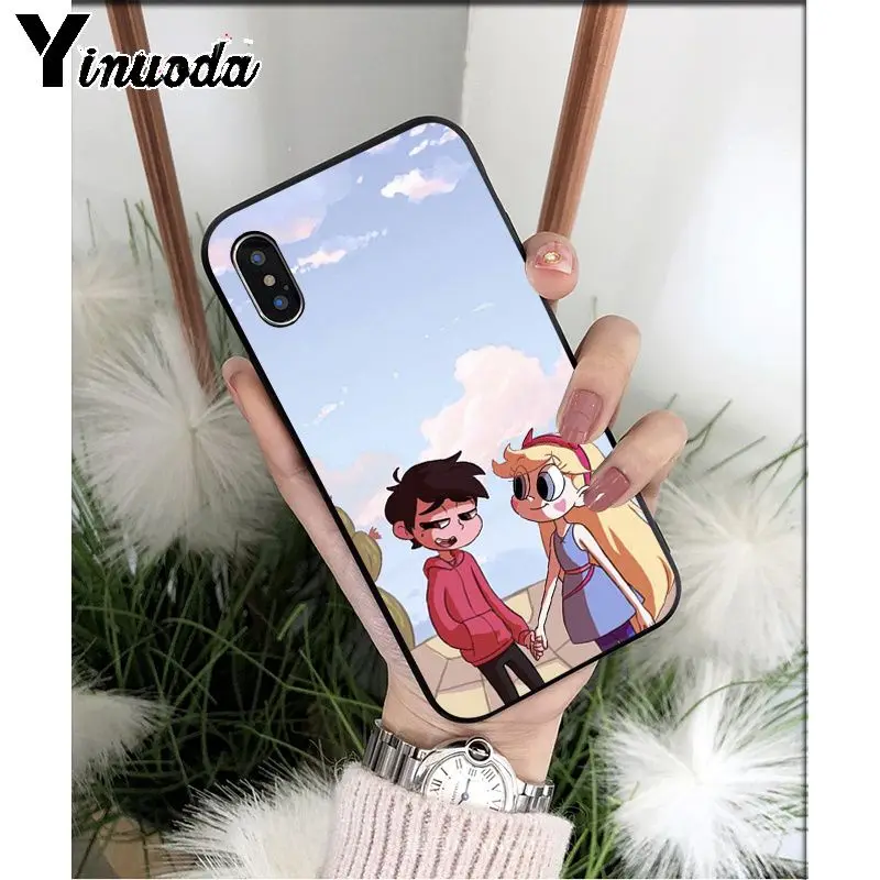 A6 Yinuoda Star vs the Forces of Evil Силиконовый ТПУ мягкий черный чехол для телефона для Apple iPhone 8 7 6 6S Plus X XS MAX 5 5S SE XR - Цвет: A6